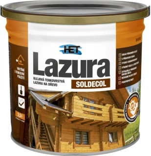 SOLDECOL Olejová Lazura 2.5 l