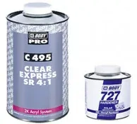 HB BODY C495 2K Bezbarvý lak EXPRESS SR 500 ml + Tužidlo 727 125 ml