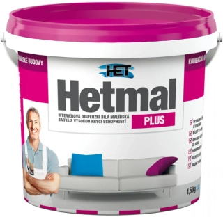 HET Hetmal 1.5 kg interiérová disperzní bílá barva